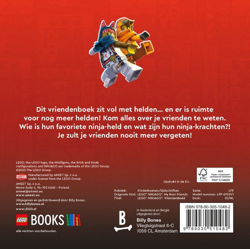 Load image into Gallery viewer, Lego® ninjago® - vriendenboek. 5+
