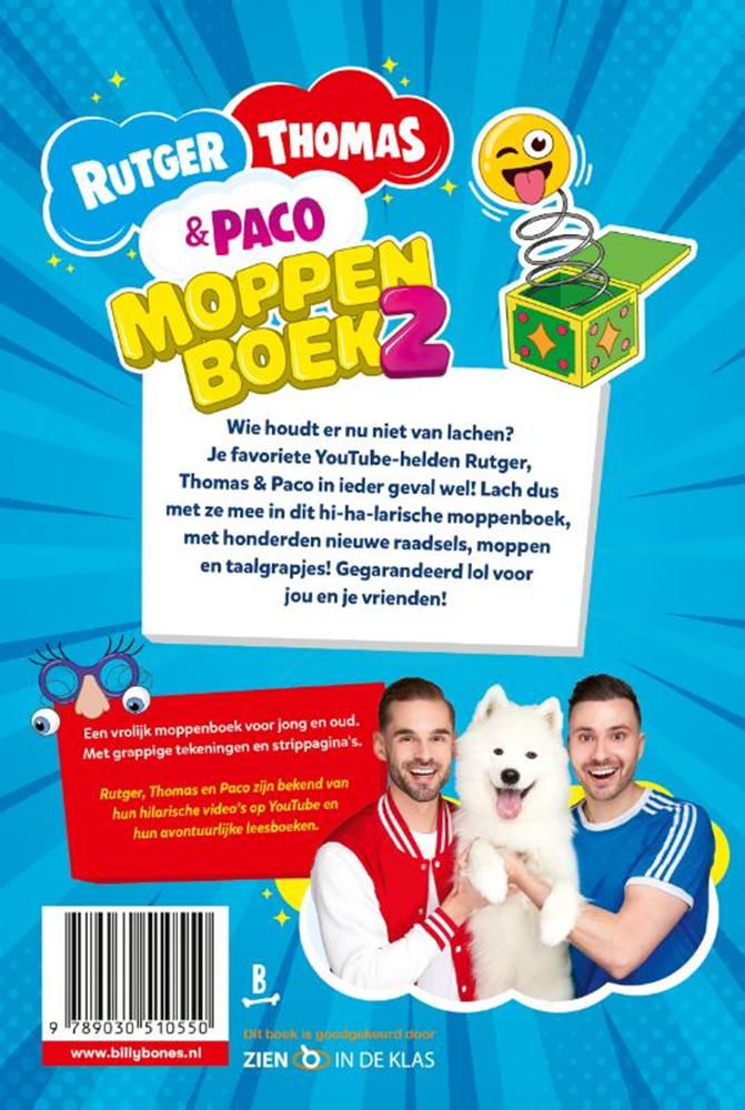 Load image into Gallery viewer, Het moppenboek van rutger, thomas en pac
