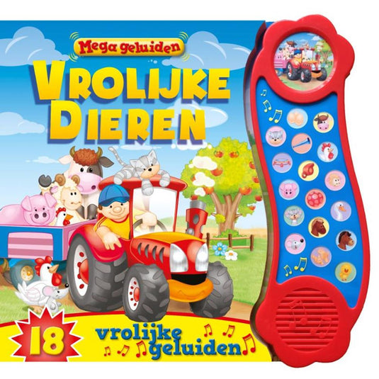 Rebo publishers mega geluidenboek - vrolijke dieren