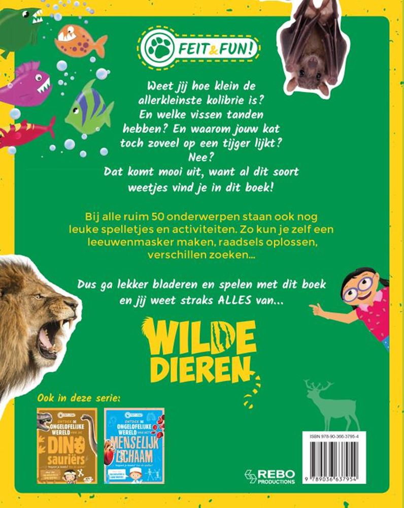 Load image into Gallery viewer, Feit en fun; wilde dieren. 7+
