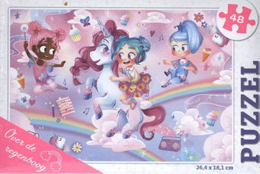 Rebo productions legpuzzel over de regenboog junior 48 stukjes
