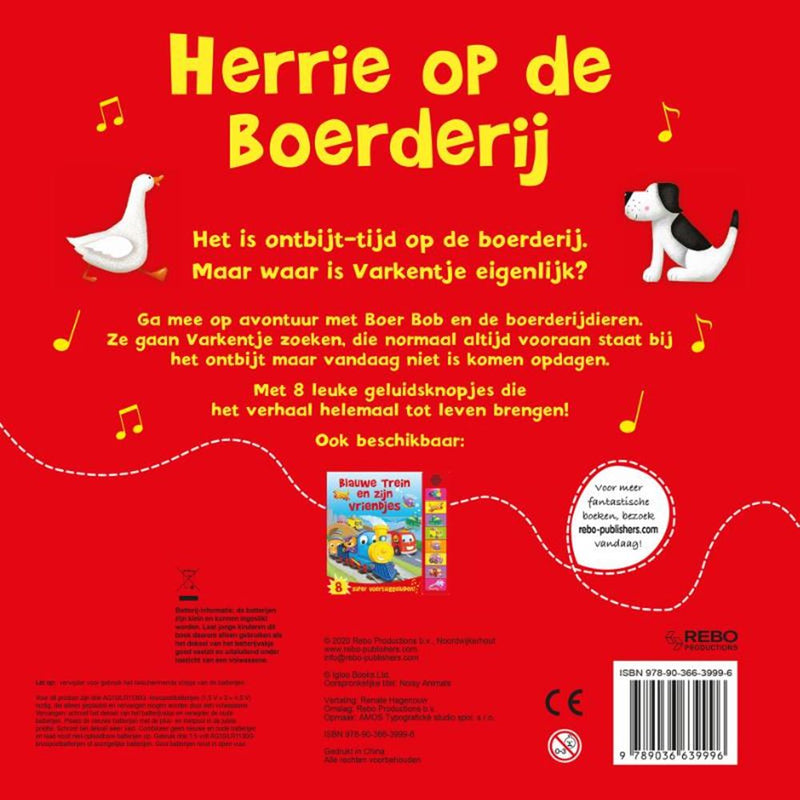 Load image into Gallery viewer, Geluidenboek: herrie op de boerderij. 2+
