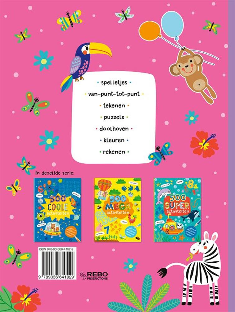 Load image into Gallery viewer, Rebo publishers 500 vrolijke activiteiten.

