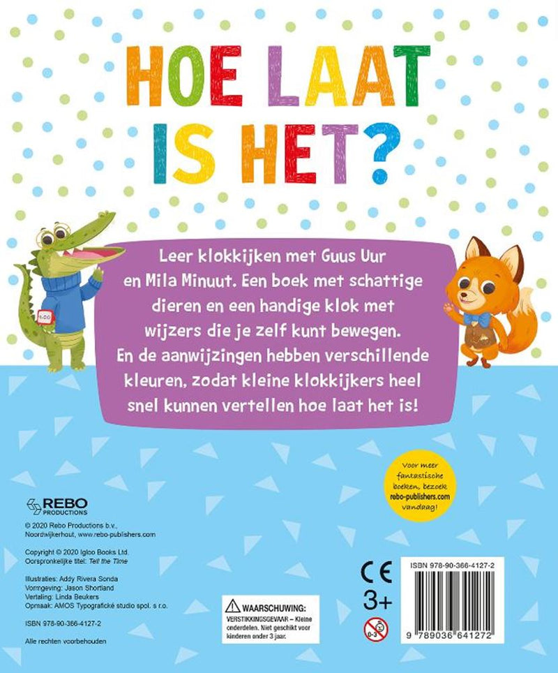 Load image into Gallery viewer, Hoe laat is het? 3+

