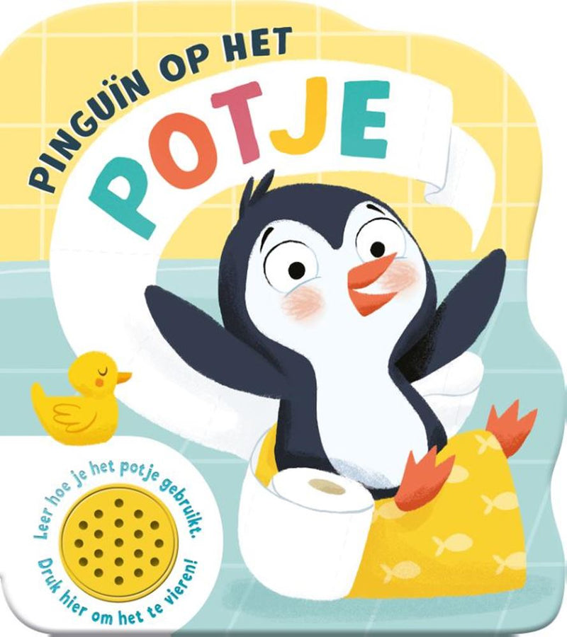 Load image into Gallery viewer, Geluidboek kleine pinguïn op het potje
