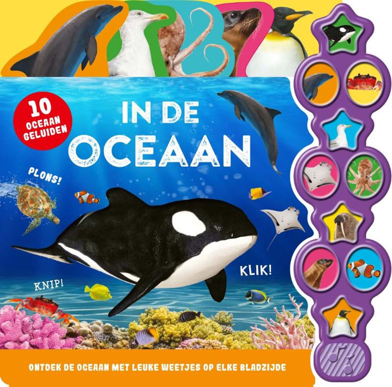 Load image into Gallery viewer, Rebo publishers geluidenboek: in de oceaan. 10 geluid
