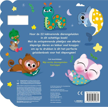 Rebo publishers geluidenboek: bedtijd dierenvriendjes. 3
