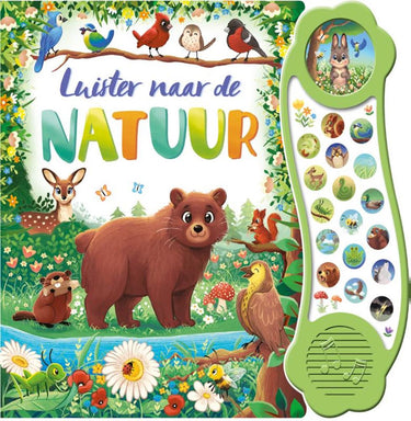 Rebo publishers geluidenboek: luister naar de natuur. 3+