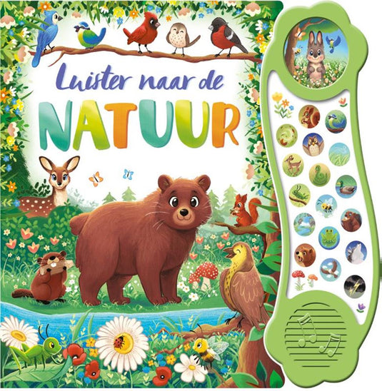 Rebo publishers geluidenboek: luister naar de natuur. 3+