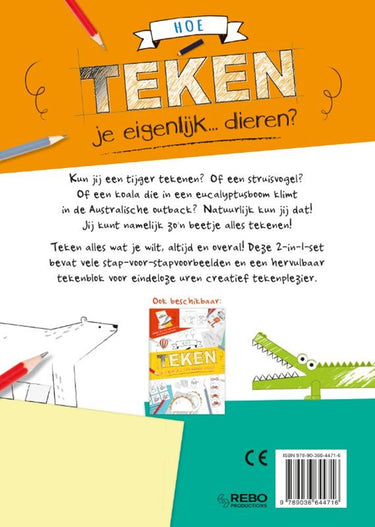 Rebo publishers hoe teken je eigenlijk... dieren? 6+