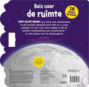 Rebo publishers geluidenboek: reis naar de ruimte. 3+