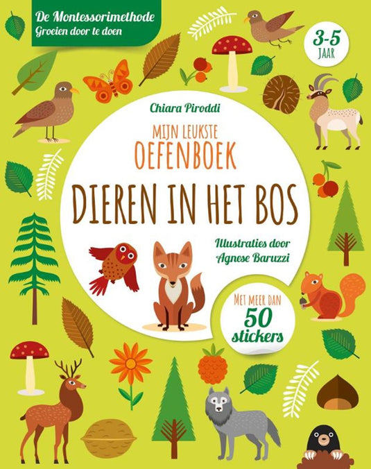 Rebo publishers dieren in het bos - mijn leukste oefenbo