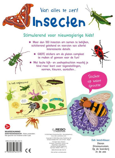 Rebo publishers van alles te zien! insecten 3+