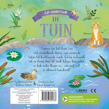 Rebo publishers de tuin - op onderzoek flapjesboek