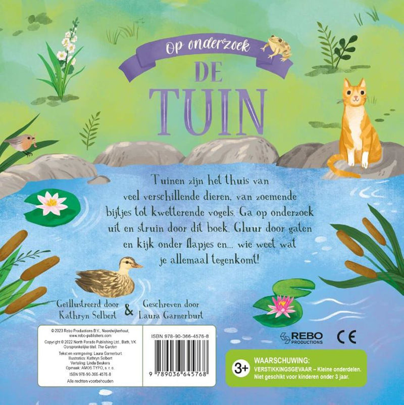 Load image into Gallery viewer, Rebo publishers de tuin - op onderzoek flapjesboek
