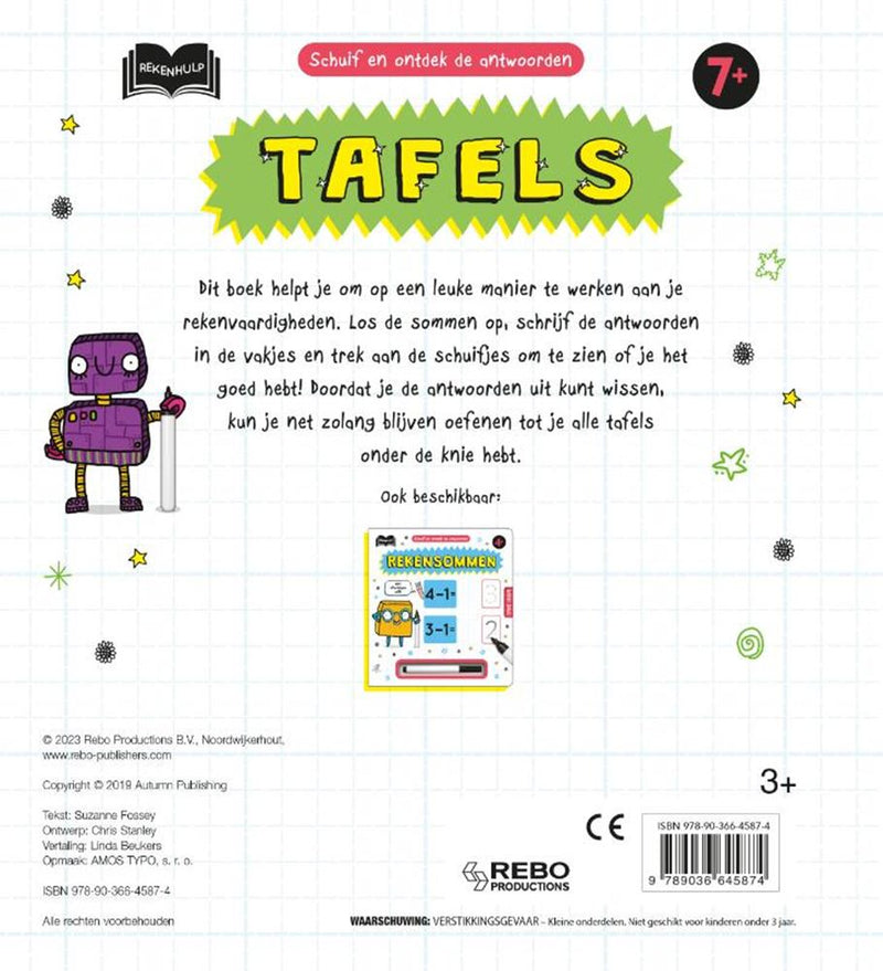 Load image into Gallery viewer, Rebo publishers tafels - rekenhulp
