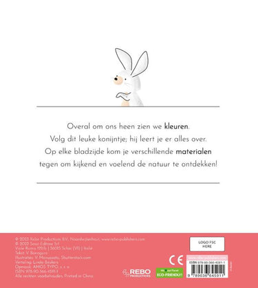Rebo publishers kleuren - mijn eerste voelboek 0+