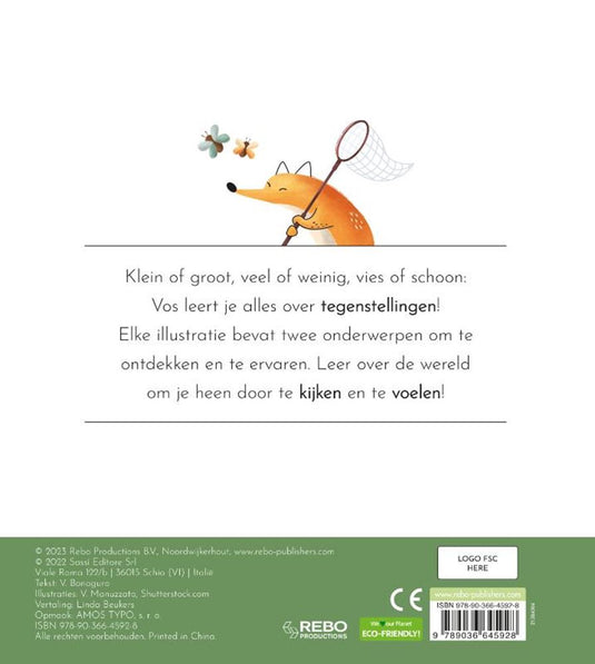 Rebo publishers tegenstellingen - mijn eerste voelboek