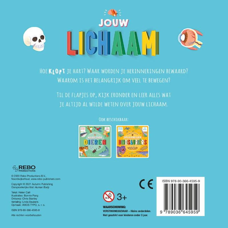 Load image into Gallery viewer, Rebo publishers jouw lichaam flapjesboek
