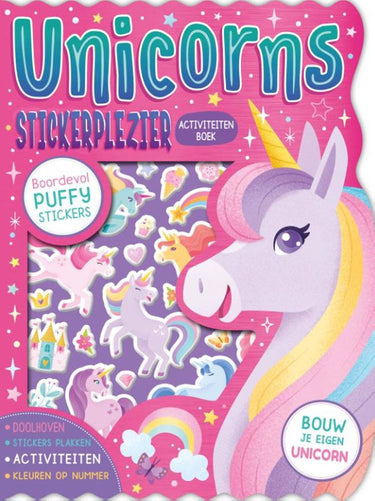 Rebo publishers unicorns stickerplezier stickerboek