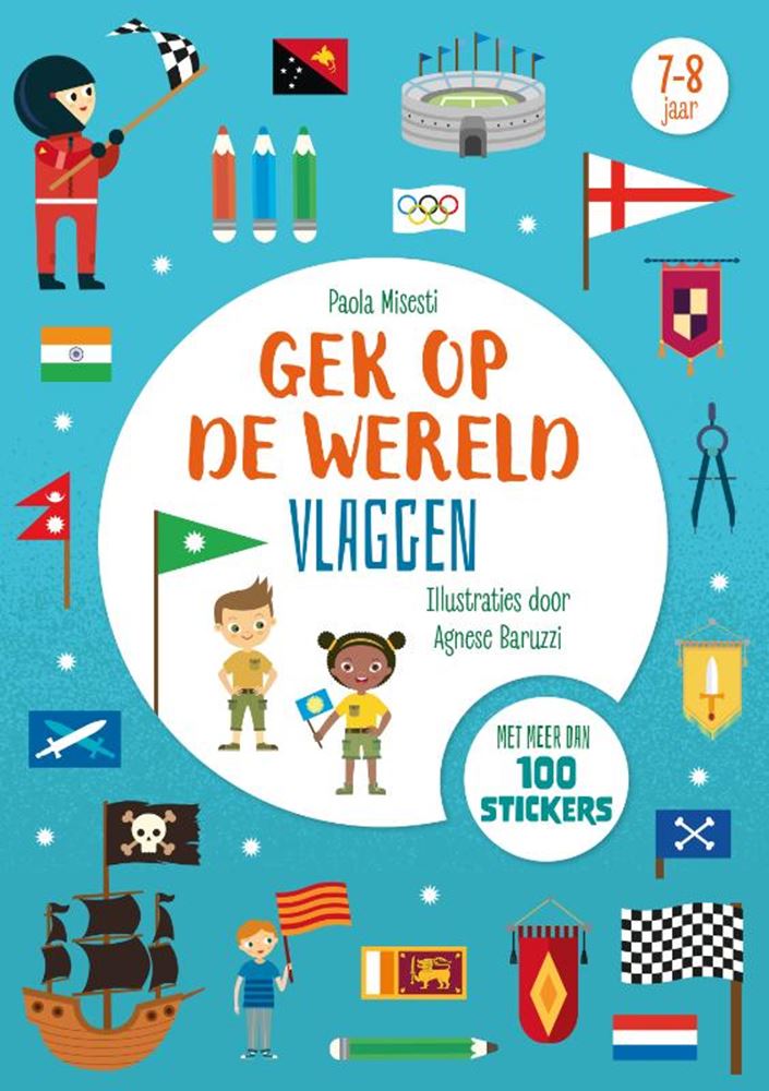 Load image into Gallery viewer, Rebo publishers vlaggen - gek op de wereld 6+
