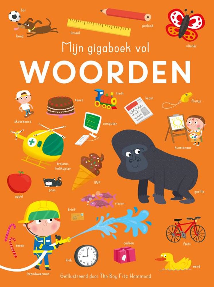 Load image into Gallery viewer, Rebo publishers mijn gigaboek vol woorden 0+
