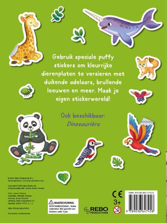 Dieren - stickerwereld 3+