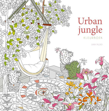 Kleurboek: urban jungle volwassene