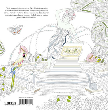 Kleurboek: botanische tuinen volwassene