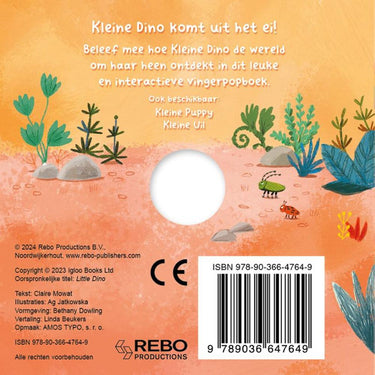 Rebo publishers kleine dino - vingerpopboek