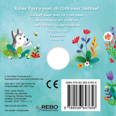 Rebo publishers kleine puppy - vingerpopboek