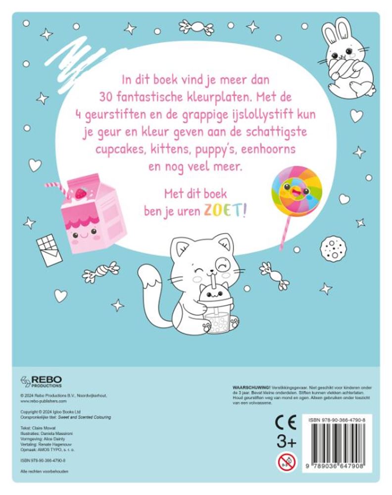Load image into Gallery viewer, Zoete geuren en kleuren - kleurmania 3+
