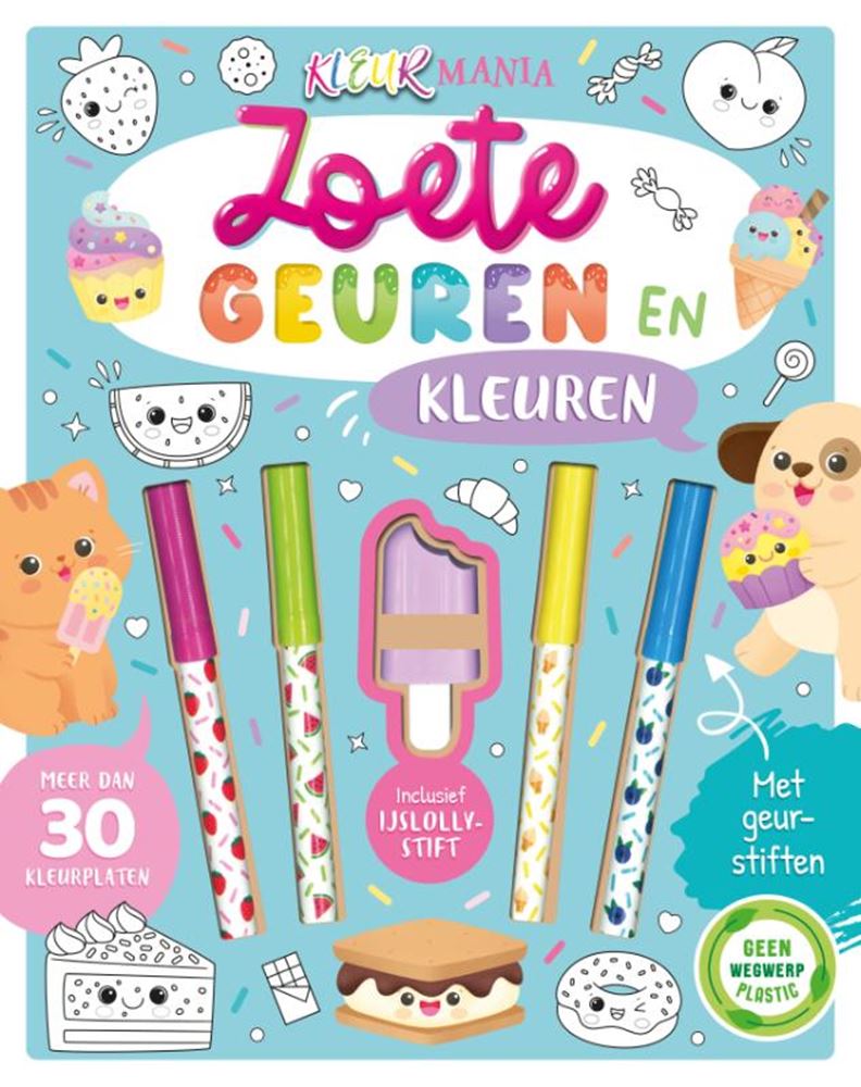 Load image into Gallery viewer, Zoete geuren en kleuren - kleurmania 3+
