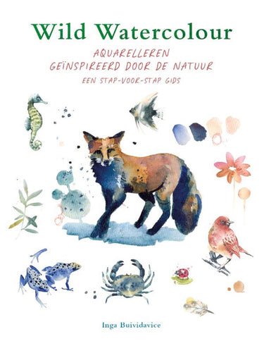Kleurboek: wild watercolour volwassene