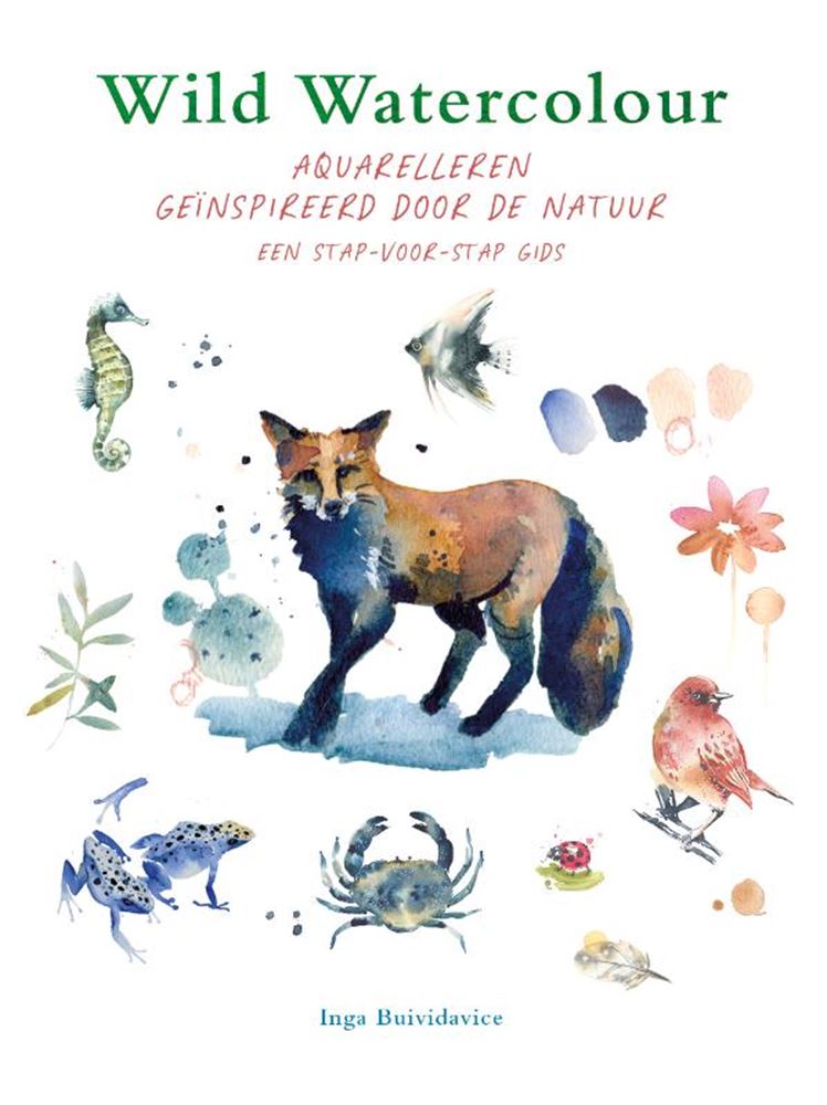 Load image into Gallery viewer, Kleurboek: wild watercolour volwassene

