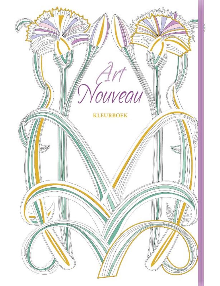Load image into Gallery viewer, Rebo publishers kleurboek: art nouveau volwassene
