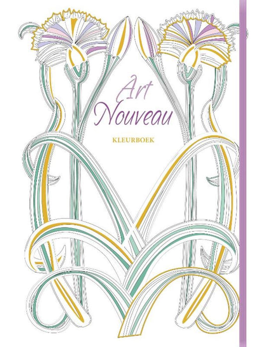 Rebo publishers kleurboek: art nouveau volwassene