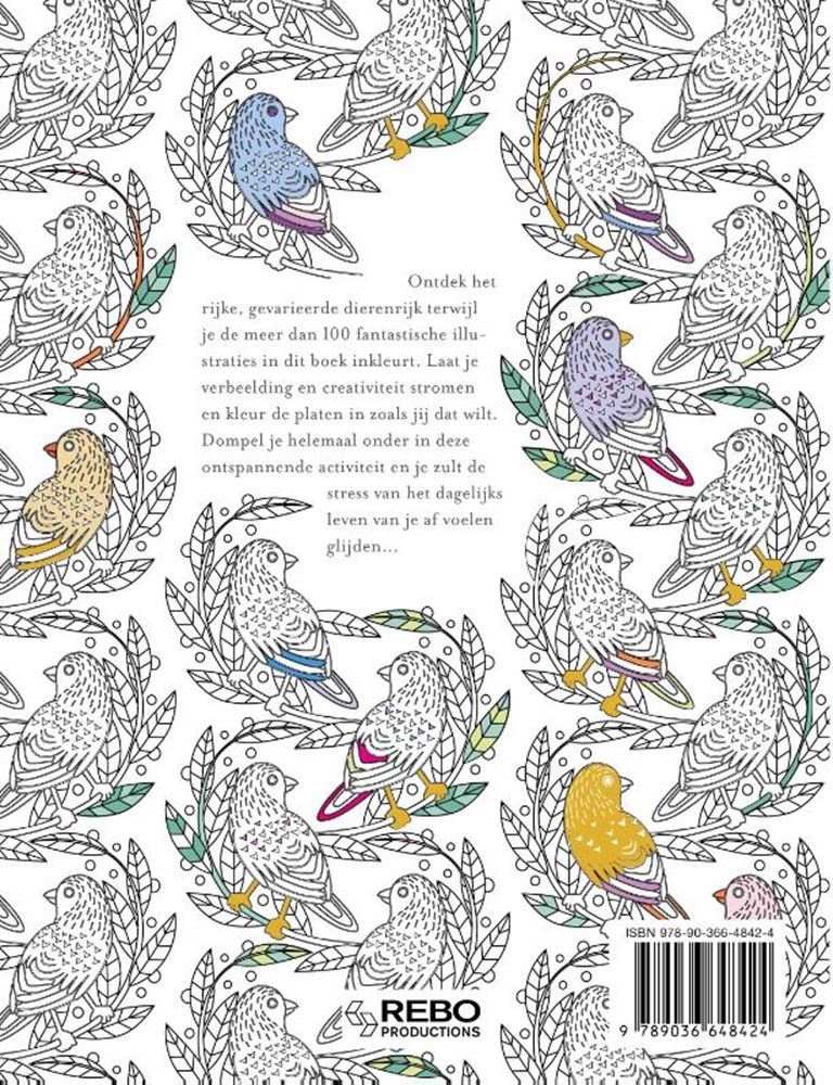 Load image into Gallery viewer, Rebo publishers kleurboek: animal wonders volwassene
