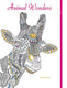 Rebo publishers kleurboek: animal wonders volwassene