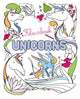 Merkloos sans marque kleurenboek - unicorns - fabelachtige designs