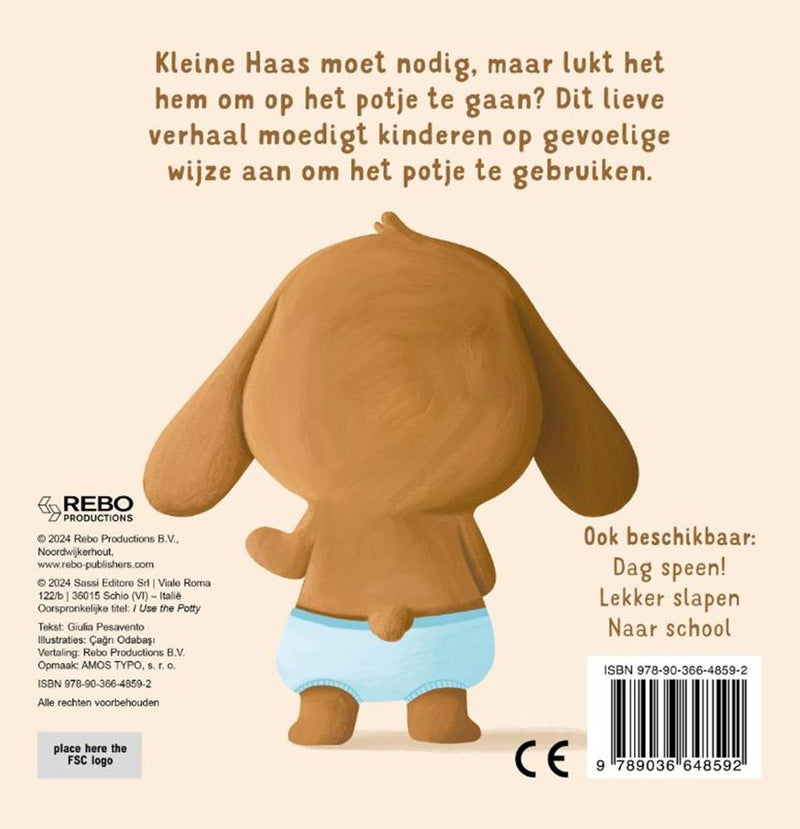 Load image into Gallery viewer, Rebo publishers op het potje - stap voor stap kartonboekje
