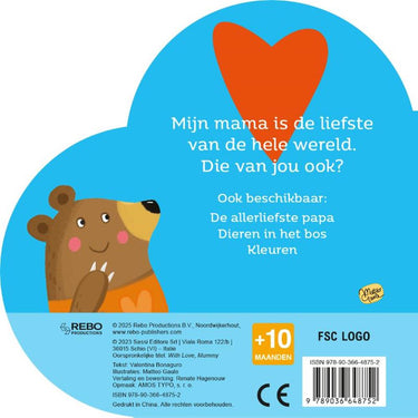 Kartonboek: de allerliefste mama 0+