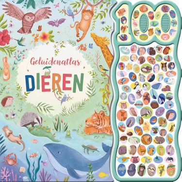 Rebo publishers geluidenatlas dieren - 100-geluidenboek