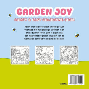 Rebo publishers garden joy - comfy cosy kleurboek