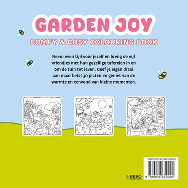 Rebo publishers garden joy - comfy cosy kleurboek