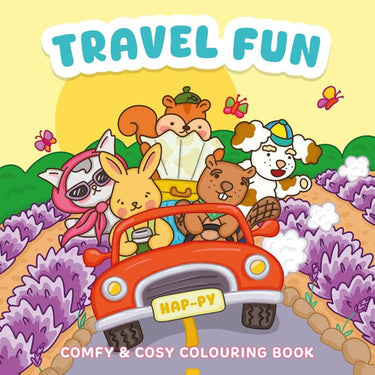 Rebo publishers travel fun - comfy cosy kleurboek