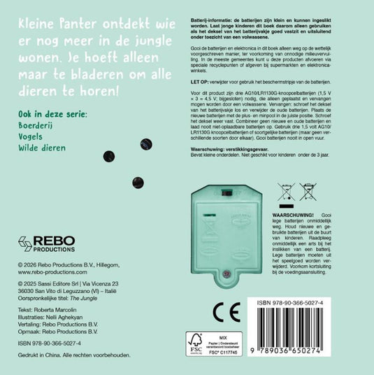 Rebo publishers jungle - wat hoor ik daar? - 6 geluiden