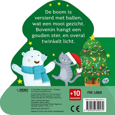 Vrolijk kerstfeest - vormboek 0+