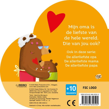 De allerliefste oma - vormboek 0+