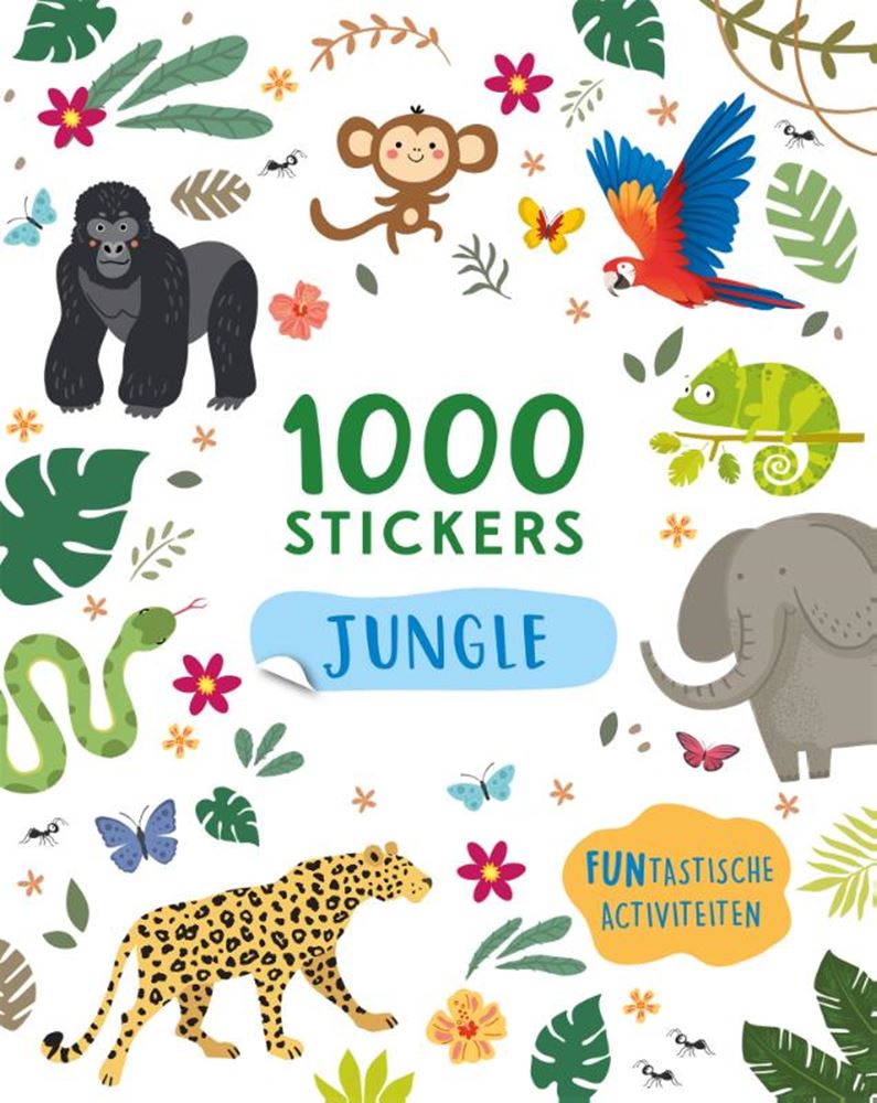Load image into Gallery viewer, Rebo publishers jungle - 1000 stickers 4+
